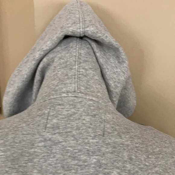 Gray and black hoodie Calvin Klein woman’s M zip up - Picture 9 of 10